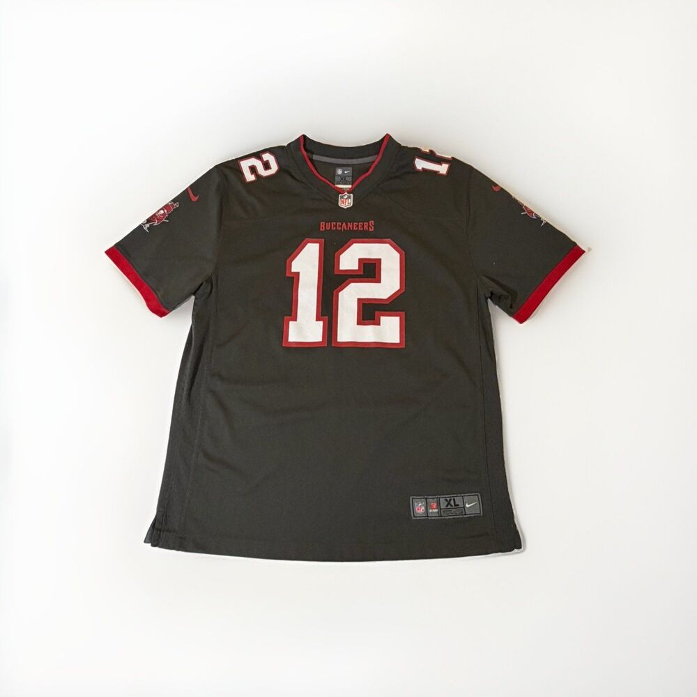 Nike Tom Brady #12 Tampa Bay Buccaneers Game Jersey Youth XL 18-20 NWOT NFL
